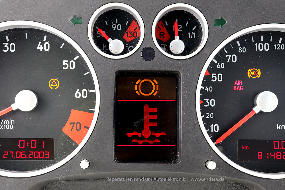 Kombiinstrument Pixelfehler FIS Reparatur Audi TT 8N